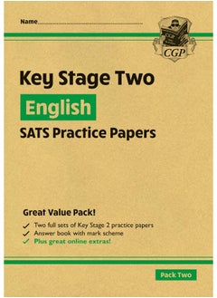 اشتري New KS2 English SATS Practice Papers: Pack 2 - for the 2022 tests (with free Online Extras) في الامارات