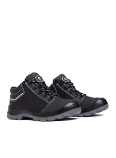 Buy Gladiator Steel toe Safety Shoe 6032 black in UAE