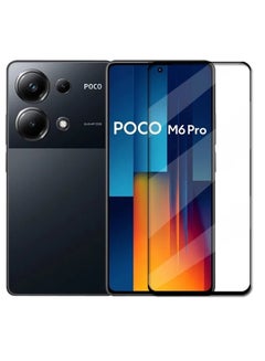 Buy Screen Protector For Xiaomi Poco M6 Pro Tempered Glass Screen Protector Full Screen Coverage HD Clarity Anti Shatter Scratch Proof Glass For Xiaomi Poco M6 Pro\ in UAE