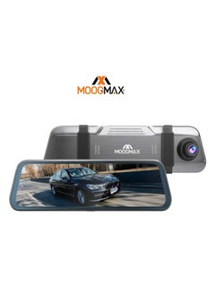 Buy Dash cam, camera record front and back with1080MP with wide-angle from the front 170-degree angle and from the back with a 140-degree angle supports vision, G-sensor and 64GB maximum in Saudi Arabia