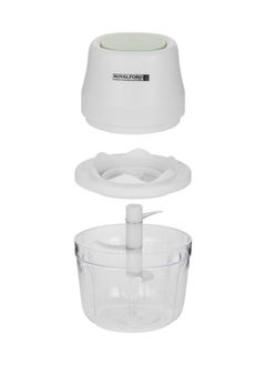 Buy Portable Mini Food Processor, 250ml PP & PET Bowl, RF10411 | Rechargeable Food Processor with USB Cable | Swirl Sharpe Blade | One-Touch Button | 1300mAh Battery in UAE