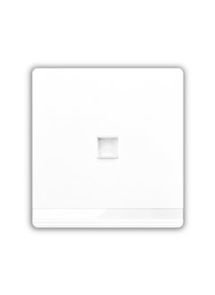 Buy White 1 Gang Computer Data Socket - 3x3 Inches Frameless Wall Data Socket in UAE