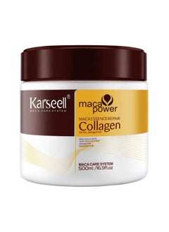 Buy Karseell Collagen Hair Treatment Deep Repair Conditioning Argan Oil Collagen Hair Mask Essence for Dry Damaged Hair All Hair Types 16.90 oz 500ml in Saudi Arabia