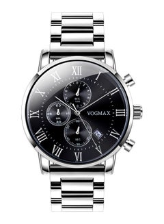 Buy Sliver Watch Men Luxury Creative Stainless steel Business Man Watches Waterproof Sport Wrist Watch in Saudi Arabia