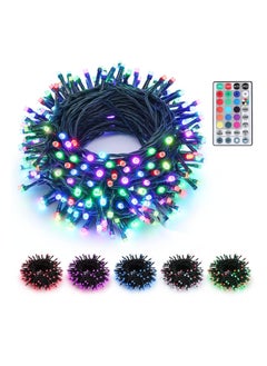 اشتري Halloween Lights Rgb Christmas Lights 66Ft 200 LED Color Changing Light With Remote Dimmable Christmas Lights Outdoor Indoor Waterproof Indoor Wedding Party Decorations في الامارات