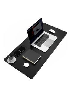 Buy COOLBABY Office Desk Pad, Ultra Thin Waterproof Gaming Mouse Pad, Dual Use Desk Writing Mat Extended Keyboard Pad(80*40 CM，Black+Black) in UAE