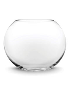 Buy Glass Bubble Bowl (H-4.5" W-5.5", Approx. 1/4 Gal.) | Multiple Size Choices Fish Bowl Vase | Glass Round Bowl Terrarium | Globe Flower Vase Centerpiece in Saudi Arabia