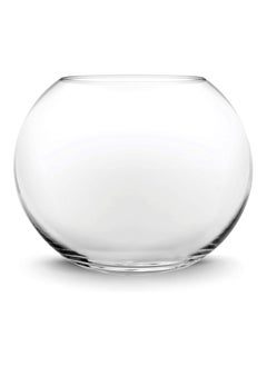 Buy Glass Bubble Bowl (H-4.5" W-5.5", Approx. 1/4 Gal.) | Multiple Size Choices Fish Bowl Vase | Glass Round Bowl Terrarium | Globe Flower Vase Centerpiece in Saudi Arabia