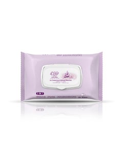 Buy Cleansing & Makeup Removal Facial Wipes For Normal/Dry Skin (25 Wipes) in Egypt