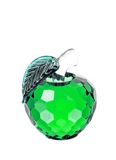 اشتري Crystal Apple Paperweight Figurine for Home Decor or Birthday Gift في السعودية