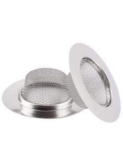 اشتري ZLYY 2Pieces 3.5 INCH Kitchen Sink Drain Strainer, Stainless Steel Anti-blocking Mesh Drain Stopper For Kitchen Bathroom Basin Laundry. في مصر