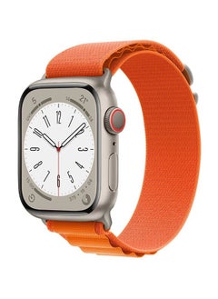 اشتري Replacement Apple Watch Ultra Alpine Loop Band Strap Compatible with 41MM/40MM/38MM for All Series Orange في الامارات