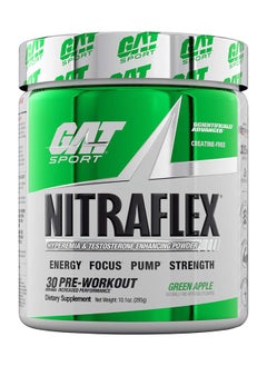 Buy Nitraflex Testosterone Boosting Powder, Green Apple, 30 in UAE