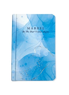 Buy A6 Marble Notebook Size 14*10 Baby Blue in Egypt