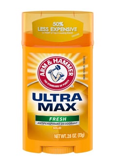 Buy ARM & HAMMER ULTRAMAX Anti-Perspirant Deodorant Invisible Solid Fresh 73g in Egypt