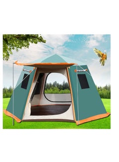 اشتري New Upgrade Automatic Camping Tent Outdoor Waterproof Anti-UV Hexagonal Big Tent Easy Instant Setup Party Family Travel Tent في الامارات