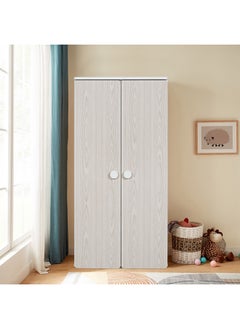 Buy Home Box Vanilla Plus Engineering Wood 2-Door Wardrobe Beige 60 x 123 x 57 cm in Saudi Arabia