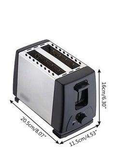 Buy 650W Stainless Steel Toaster, 2 Slice Capacity, with Browning Control in Saudi Arabia