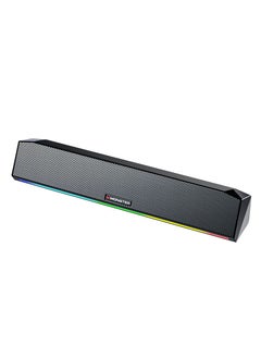 اشتري Monster G01 Bluetooth V5.2 Gaming Mini Soundbar - Black في الامارات