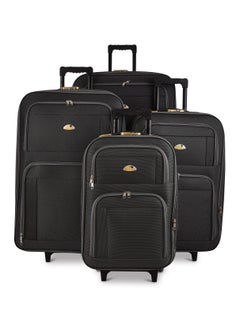 اشتري New Travel Luggage set of 3 , with full support of 3 double wheels and different sizes في السعودية