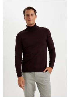 اشتري Man Tricot Slim Fit Turtle Neck Long Sleeve Pullover في مصر