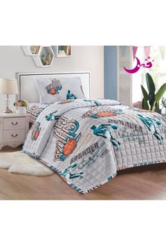 Buy Compressed Bed Comforter Set Consisting of 3 Piece Children's Drawings in Saudi Arabia