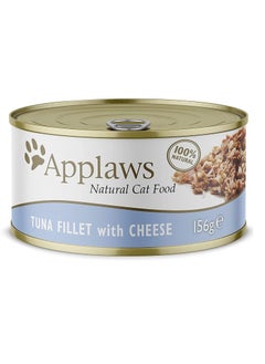 Buy Applaws Cat Tuna with Cheese Wet Food Tin 10X156G in UAE