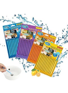 Buy Drain Cleaner Stick, 48Pcs Drain Sticks Deodorizer, Bathroom Sink Drain Cleaning Tool, for Kitchen Shower Bathroom, Toilet, Sink Freshener in Saudi Arabia