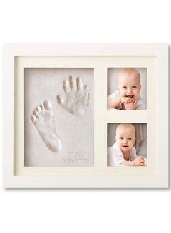 Buy Baby Handprint And Footprint Makers Kit Keepsake Frame For Newborn Boys & Girls Baby Girl Gifts & Baby Boy Gifts New Mom Baby Shower Gifts Baby Milestone Picture Frames Baby Registry Nursery in UAE