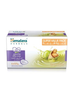 Buy Gentle Baby Soap Olive and Almond Oil 125 grams pack of 6 in UAE