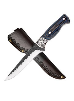 اشتري 40Cr13 Steel Multi-Purpose Knife With Carved Steel Head, Butchering and Cutting Knife Hand Knife في السعودية