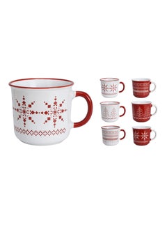 Buy Homesmiths Christmas Mug Porcelain 285Ml Assorted 1 Piece in UAE