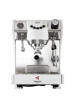 Buy MEBASHI Commercial Coffee Machine, 1.7L Capacity, 15 Bar Pressure, Dual Boiler, (ME-CCM2059) (White) in UAE