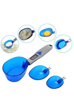 Buy Electronic Digital Food Scale with 3 Measuring Spoons in UAE