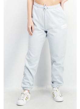 اشتري Women Sportswear Fit Drawstring Sweatpants, Light Blue في الامارات