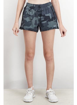 Buy Women Sportswear Fit Training Short, Black Camo in Saudi Arabia