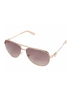 Buy Full Rim Aviator Frame Sunglasses GF6106 28T - Lens Size: 64mm - Shiny Rose Gold in UAE