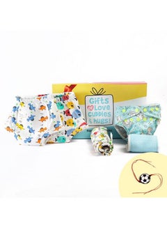 Buy Rakhi Gift For Kids Combo Pack Of 1 Freesize Uno 3 Padded Underwear & 1 Eco Friendly Rakhi For Kids; Gifts For Raksha Bandhan; ; Rakhi Gift For Newborn Baby Boy in Saudi Arabia