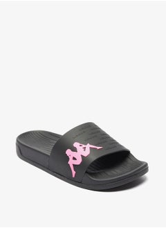 Buy Women's Logo Embossed Slide Slippers in UAE