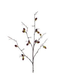 اشتري Artificial Olive Branch 24.13x24.13x96.52cm - Brown في الامارات