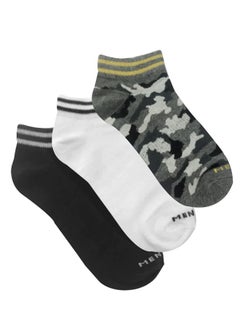 Buy Mendeez Mens Ankle Socks Pack of 3 in UAE