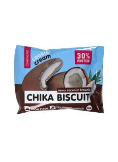 Buy Chika Biscuit Protein Biscuit 50g Coconut Brownie in UAE