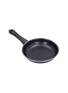 Sakuchi 11 inch Cast Aluminum Nonstick Frying Pan with Lid for Stove Tops  (Black) 