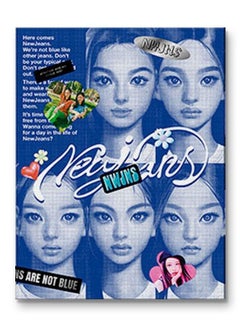 اشتري NewJeans 1st Album Bluebook New Jeans Version Kpop CD with Photocards Mini Poster Stickers and More في الامارات