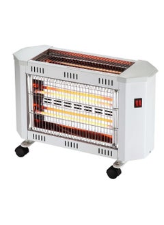 اشتري Quartz Heater 1500W 3 Heating Power 3 Heating Lamp Safety Switch 360 Tilt With Safety Grills في السعودية