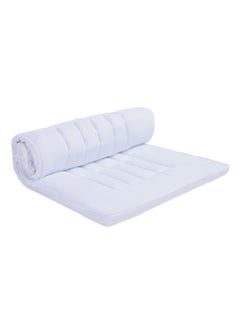 Buy Room Essential Mattress Topper 90x190+4cm-White in UAE