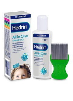 Buy Hedrin All in one Shampoo Kills Head Lice and Eggs in 15 minutes in UAE