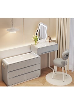 اشتري Elegant and Efficient Smart Dressing Table for Contemporary Living Spaces with LED on table and Mirror في الامارات