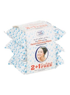 Buy Makeup Remover Facial Cleansing Wipes - 33 Wipes Pack of 3 in UAE