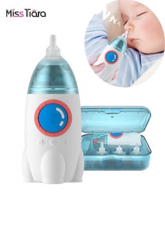 اشتري Rechargeable Automatic Electric Baby Nasal Aspirator-Nasal Mucus Remover for Kids With Music And Light Soothing Function في الامارات